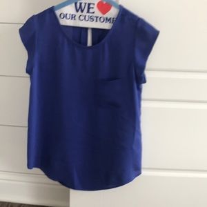 Joie rancher short sleeved silk shirt, size small